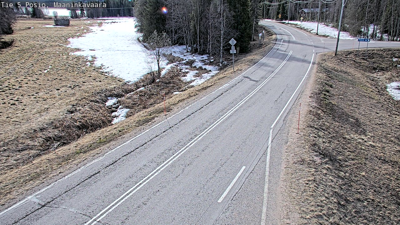 Kelikamerat Kuva Tie 5 Posio, Maaninkavaara, Posio, Lappi