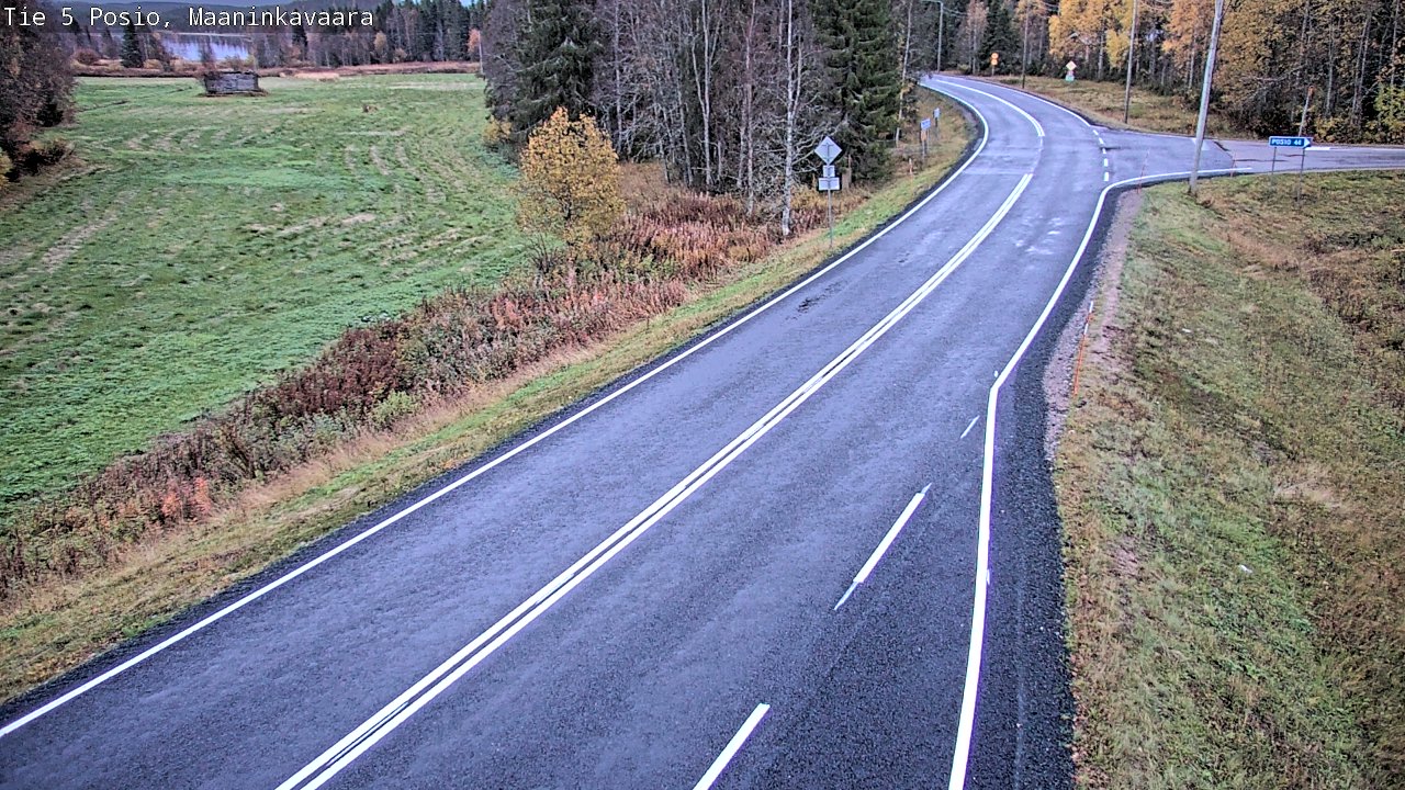 Kelikamerat Kuva Tie 5 Posio, Maaninkavaara, Posio, Lappi