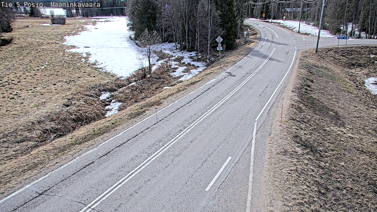 Kelikamerat Kuva Tie 5 Posio, Maaninkavaara, Posio, Lappi
