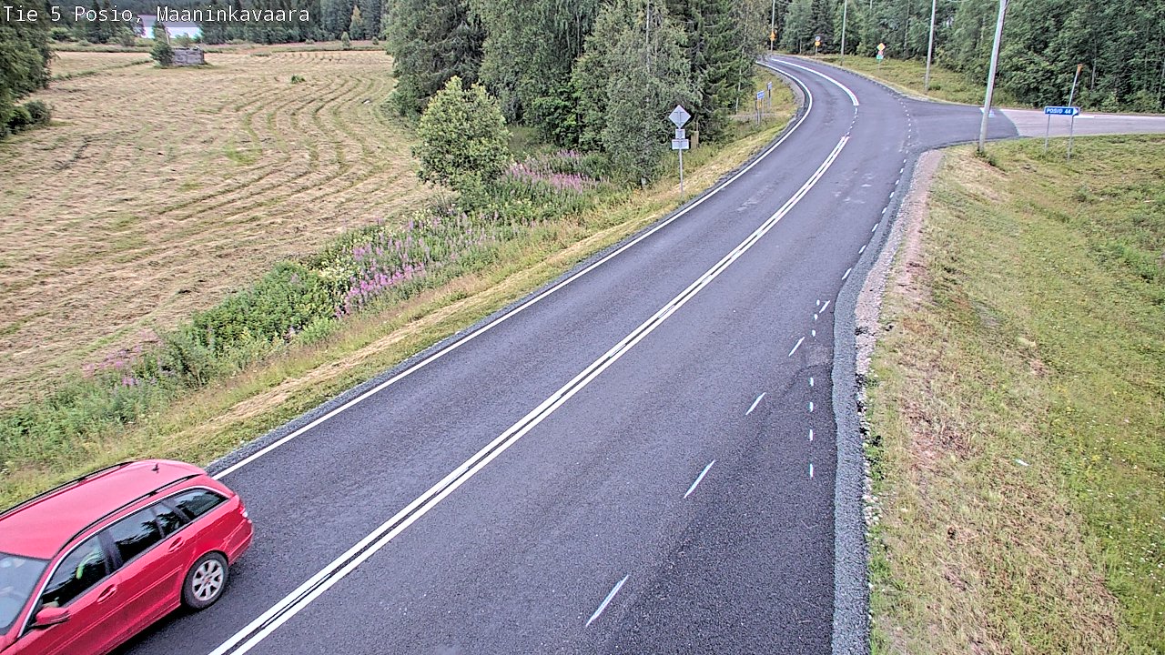 Kelikamerat Kuva Tie 5 Posio, Maaninkavaara, Posio, Lappi