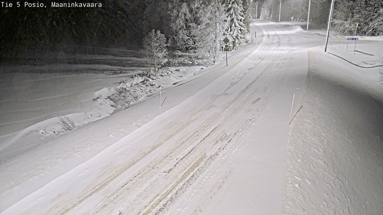 Kelikamerat Kuva Tie 5 Posio, Maaninkavaara, Posio, Lappi