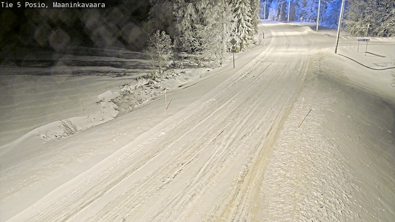 Kelikamerat Kuva Tie 5 Posio, Maaninkavaara, Posio, Lappi