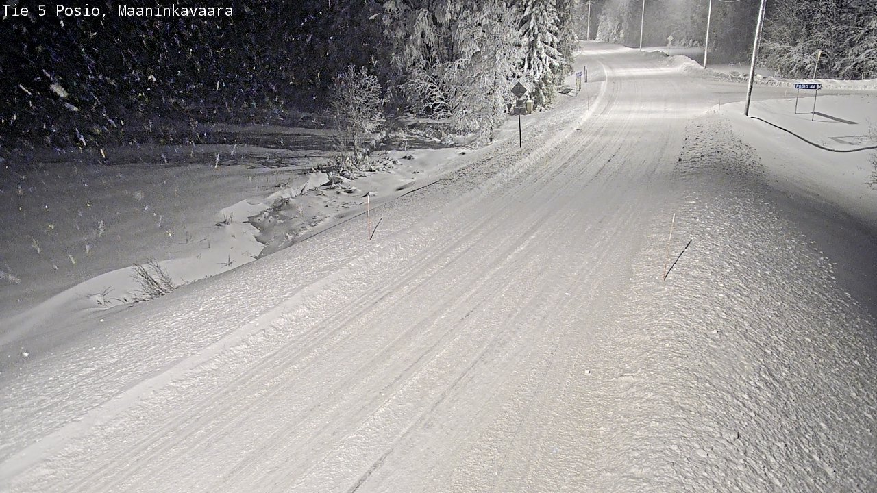 Weather Camera Image Road 5 Posio, Maaninkavaara, Posio, Lappi
