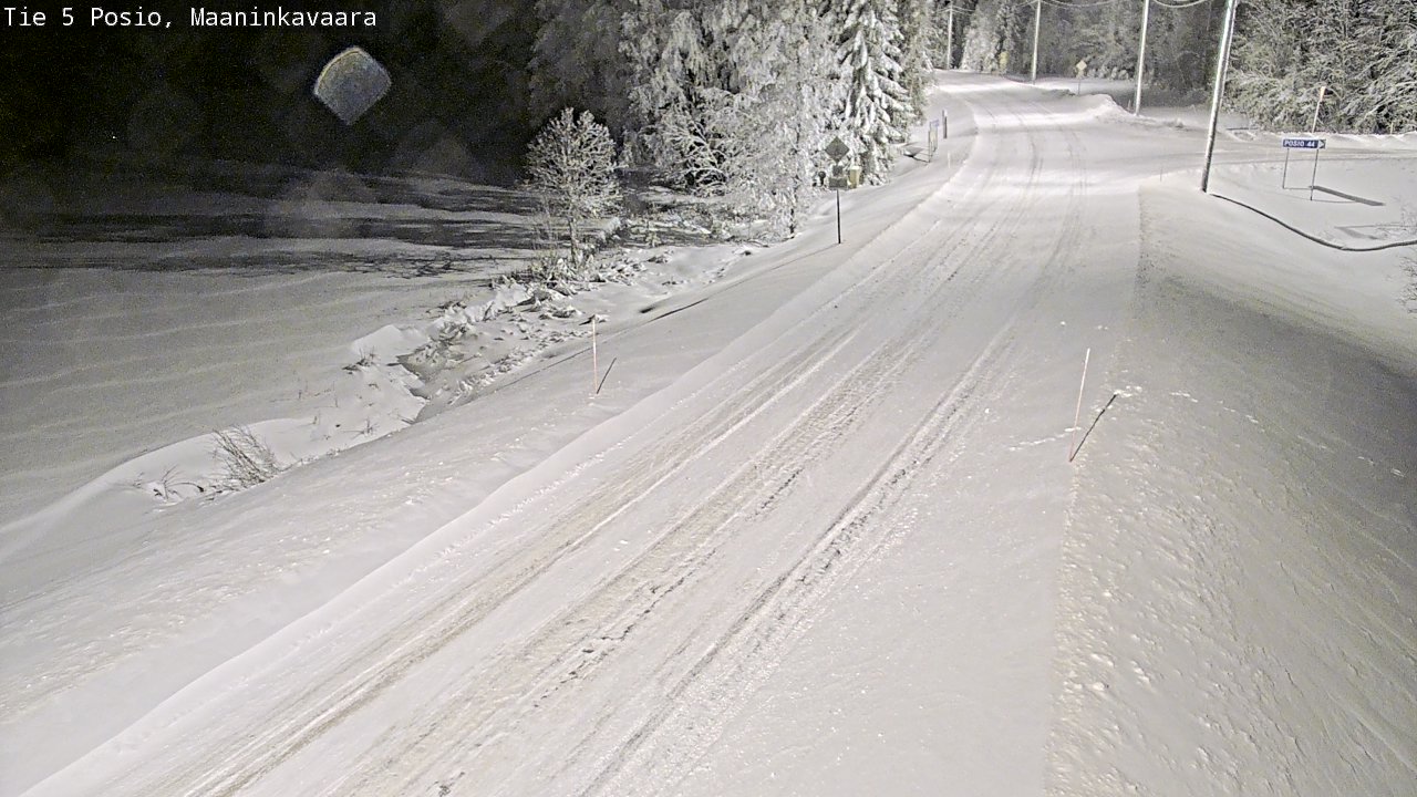Kelikamerat Kuva Tie 5 Posio, Maaninkavaara, Posio, Lappi