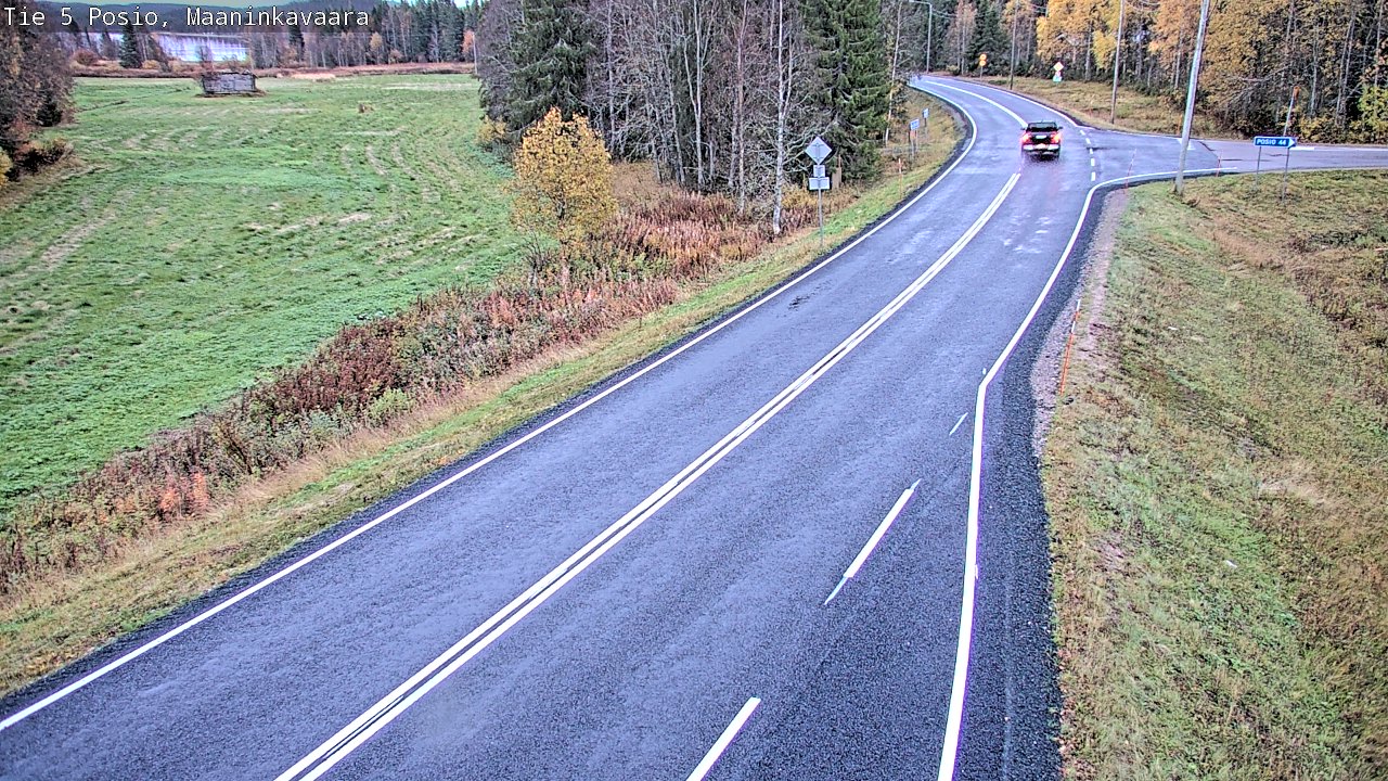 Kelikamerat Kuva Tie 5 Posio, Maaninkavaara, Posio, Lappi