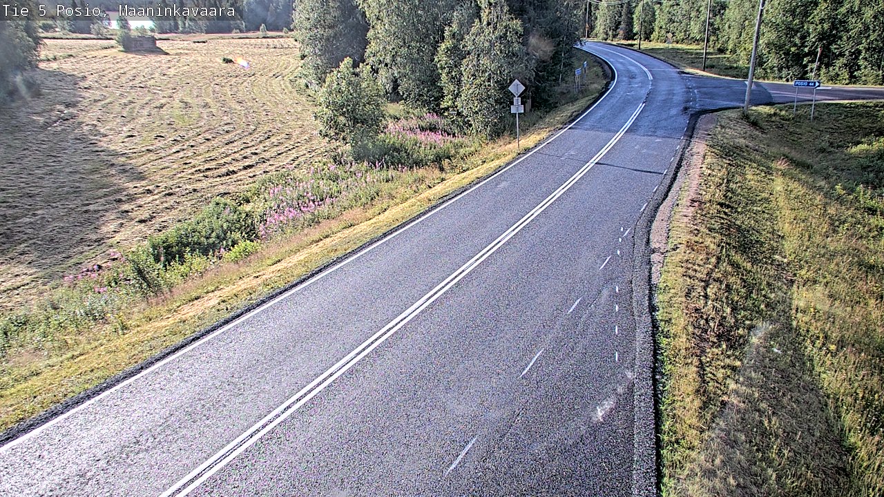 Kelikamerat Kuva Tie 5 Posio, Maaninkavaara, Posio, Lappi