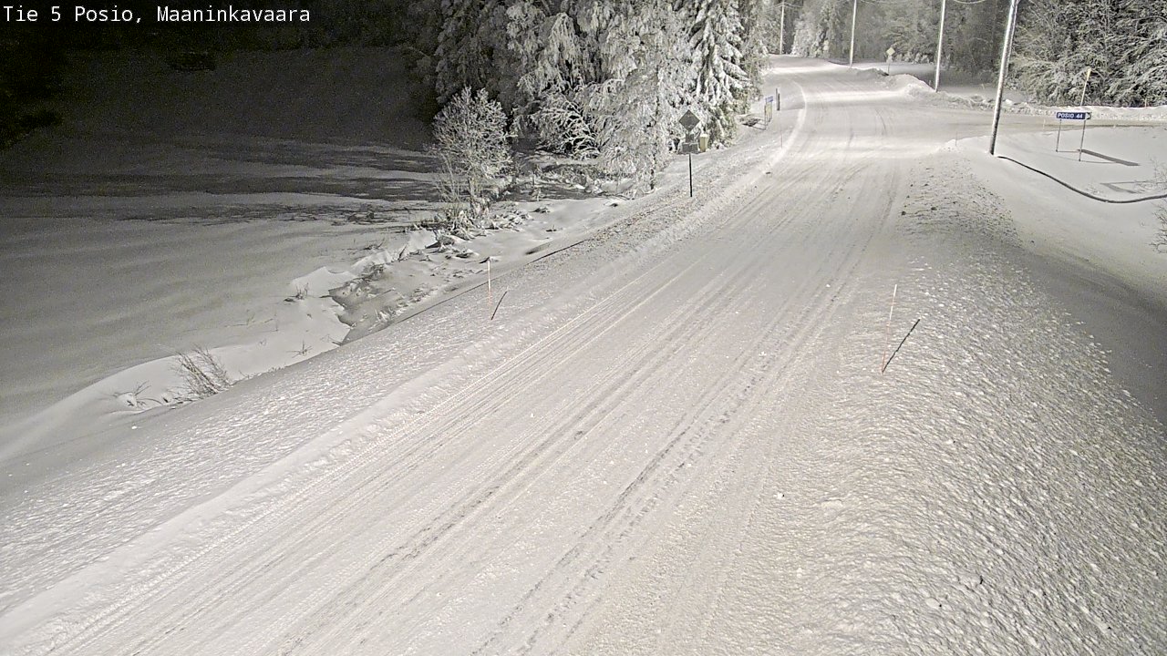 Weather Camera Image Road 5 Posio, Maaninkavaara, Posio, Lappi