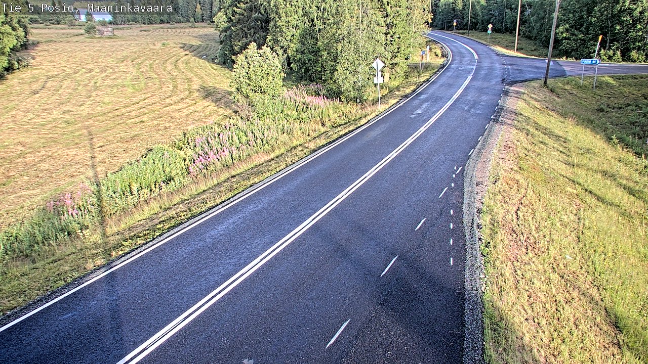 Kelikamerat Kuva Tie 5 Posio, Maaninkavaara, Posio, Lappi