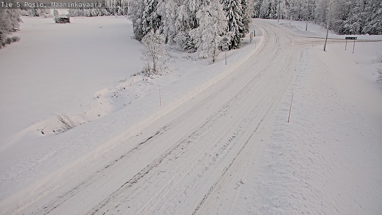 Weather Camera Image Road 5 Posio, Maaninkavaara, Posio, Lappi