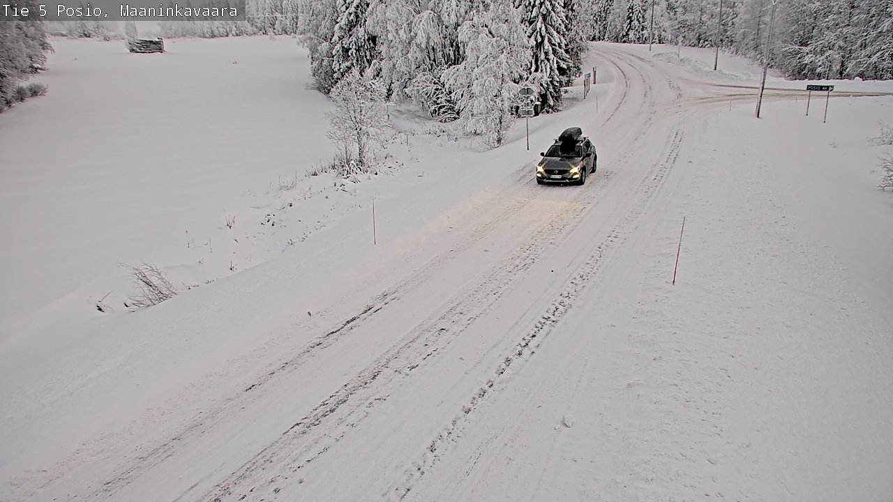 Weather Camera Image Road 5 Posio, Maaninkavaara, Posio, Lappi