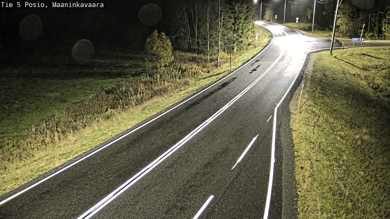 Kelikamerat Kuva Tie 5 Posio, Maaninkavaara, Posio, Lappi