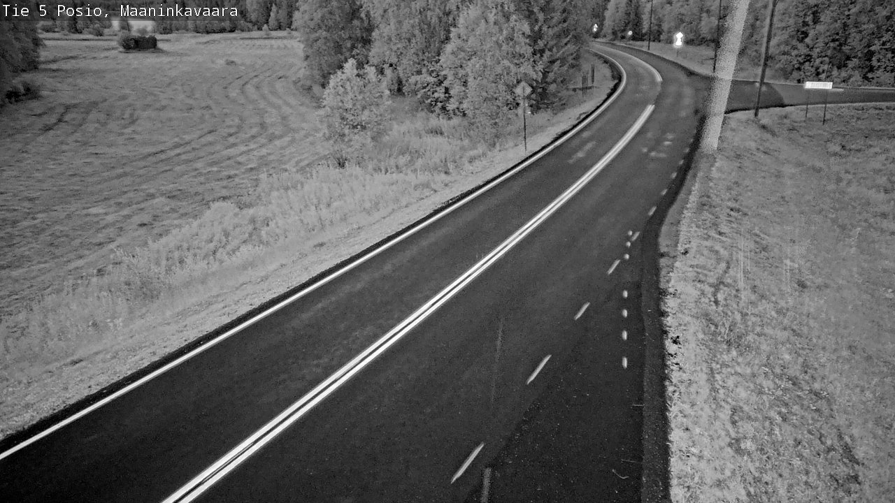 Kelikamerat Kuva Tie 5 Posio, Maaninkavaara, Posio, Lappi