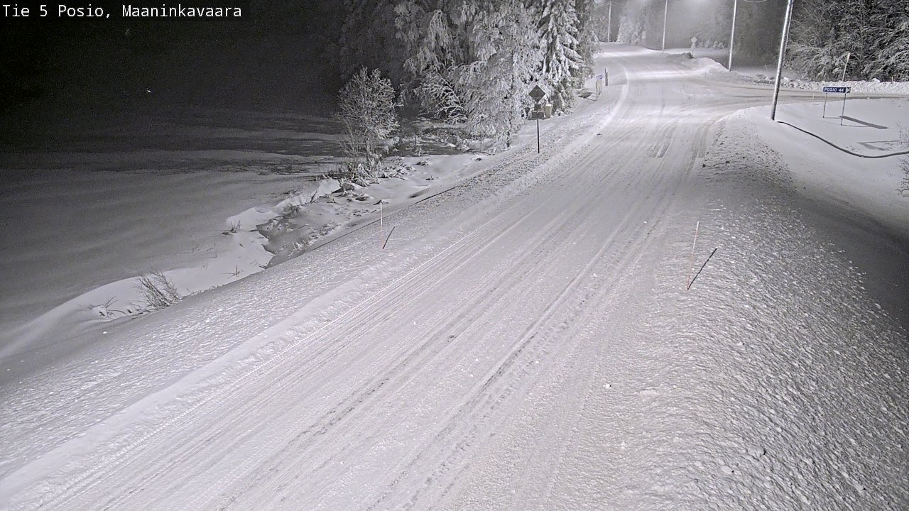 Weather Camera Image Road 5 Posio, Maaninkavaara, Posio, Lappi