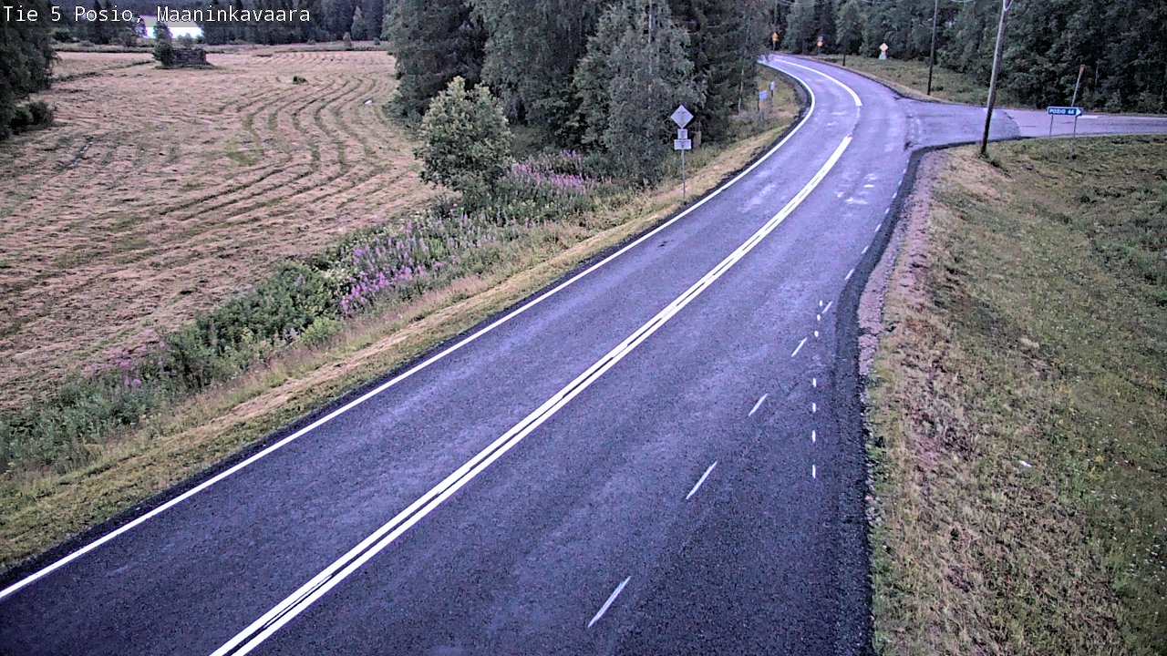 Kelikamerat Kuva Tie 5 Posio, Maaninkavaara, Posio, Lappi