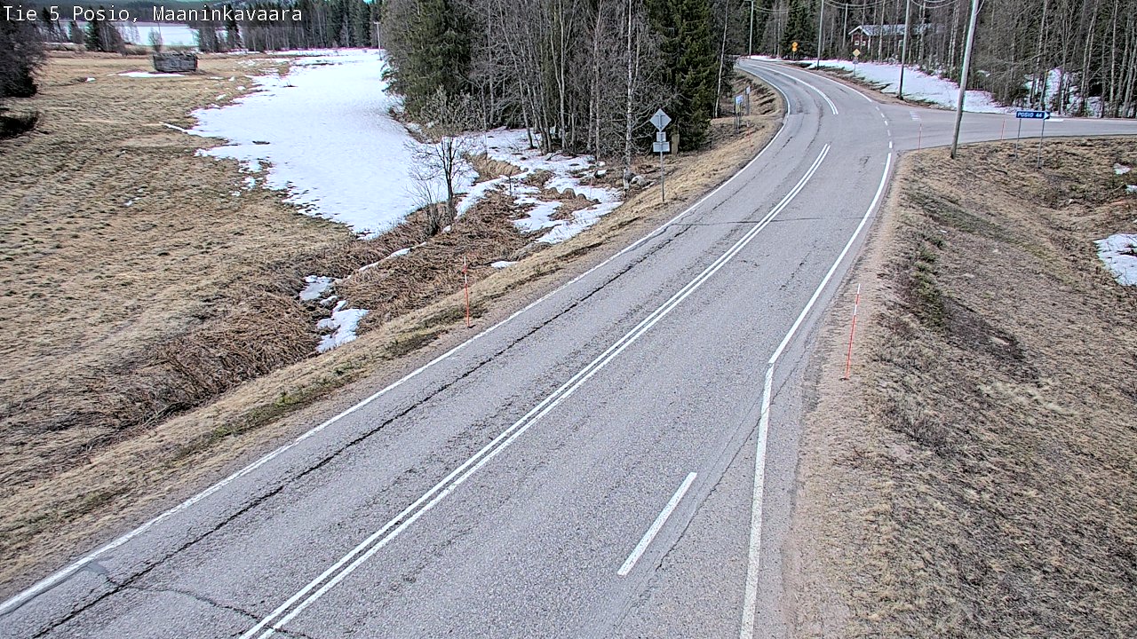 Kelikamerat Kuva Tie 5 Posio, Maaninkavaara, Posio, Lappi