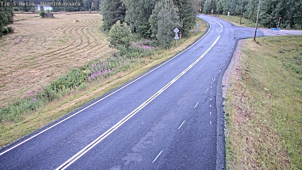 Kelikamerat Kuva Tie 5 Posio, Maaninkavaara, Posio, Lappi