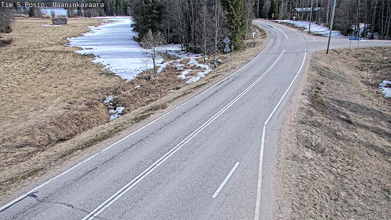 Kelikamerat Kuva Tie 5 Posio, Maaninkavaara, Posio, Lappi