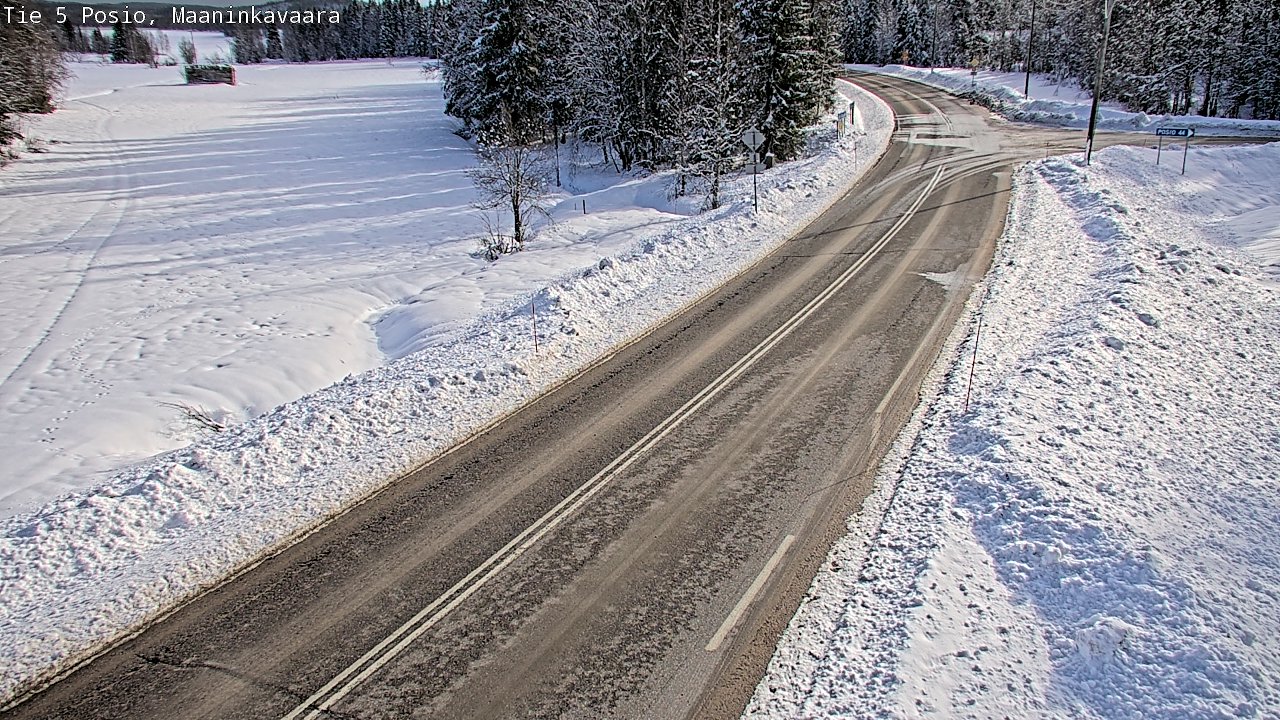 Weather Camera Image Road 5 Posio, Maaninkavaara, Posio, Lappi