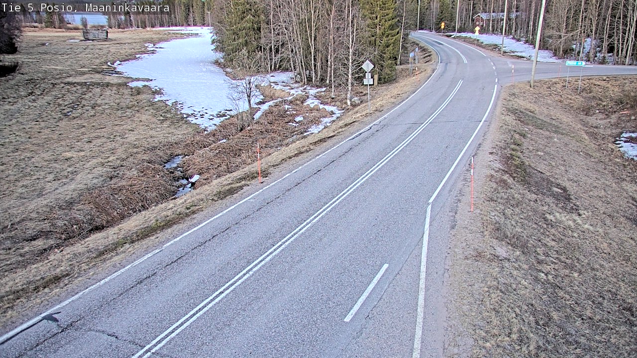 Kelikamerat Kuva Tie 5 Posio, Maaninkavaara, Posio, Lappi