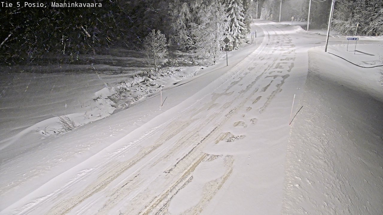 Kelikamerat Kuva Tie 5 Posio, Maaninkavaara, Posio, Lappi