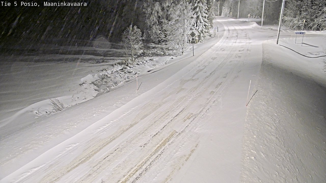 Kelikamerat Kuva Tie 5 Posio, Maaninkavaara, Posio, Lappi