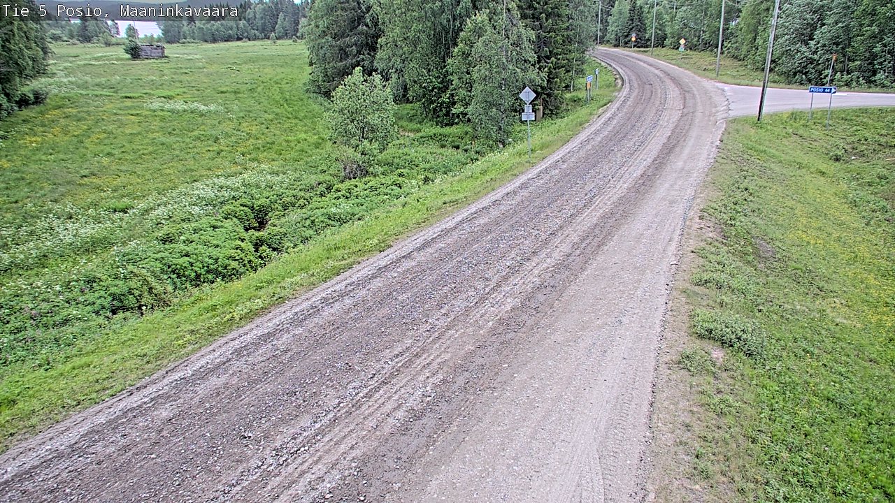 Kelikamerat Kuva Tie 5 Posio, Maaninkavaara, Posio, Lappi