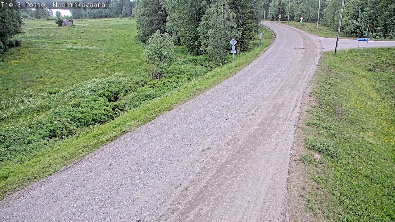 Kelikamerat Kuva Tie 5 Posio, Maaninkavaara, Posio, Lappi