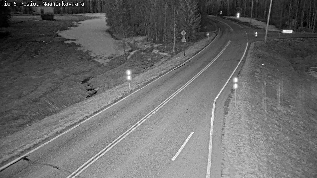 Weather Camera Image Väg 5 Posio, Maaninkavaara, Posio, Lappi