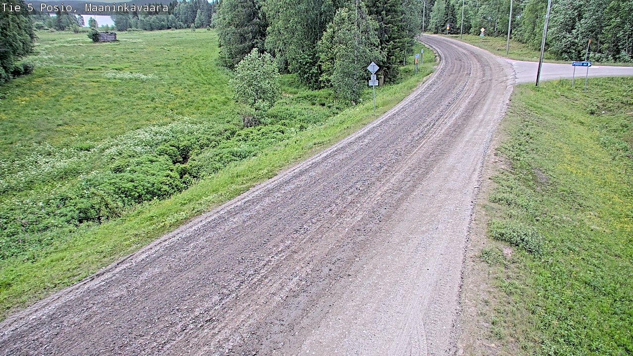 Kelikamerat Kuva Tie 5 Posio, Maaninkavaara, Posio, Lappi