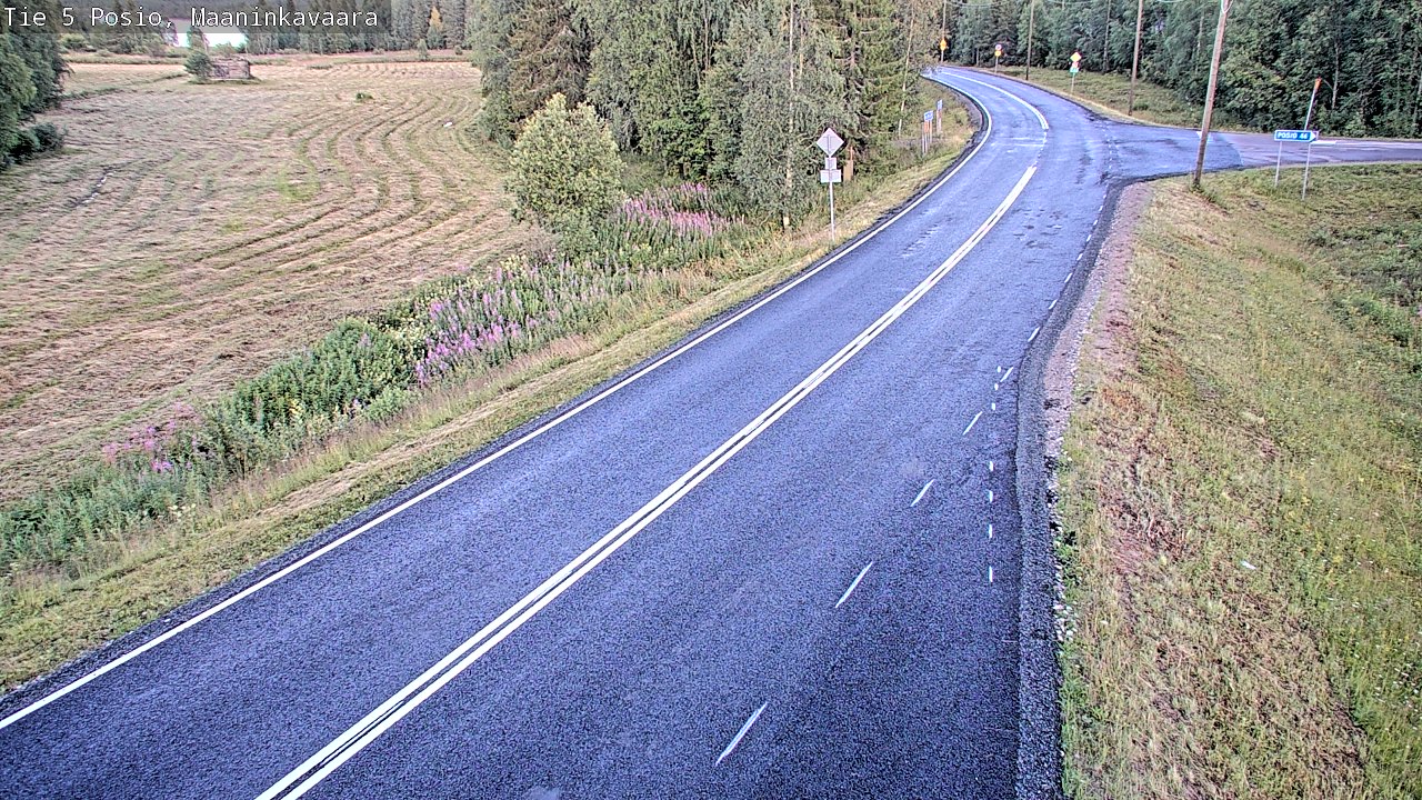 Kelikamerat Kuva Tie 5 Posio, Maaninkavaara, Posio, Lappi