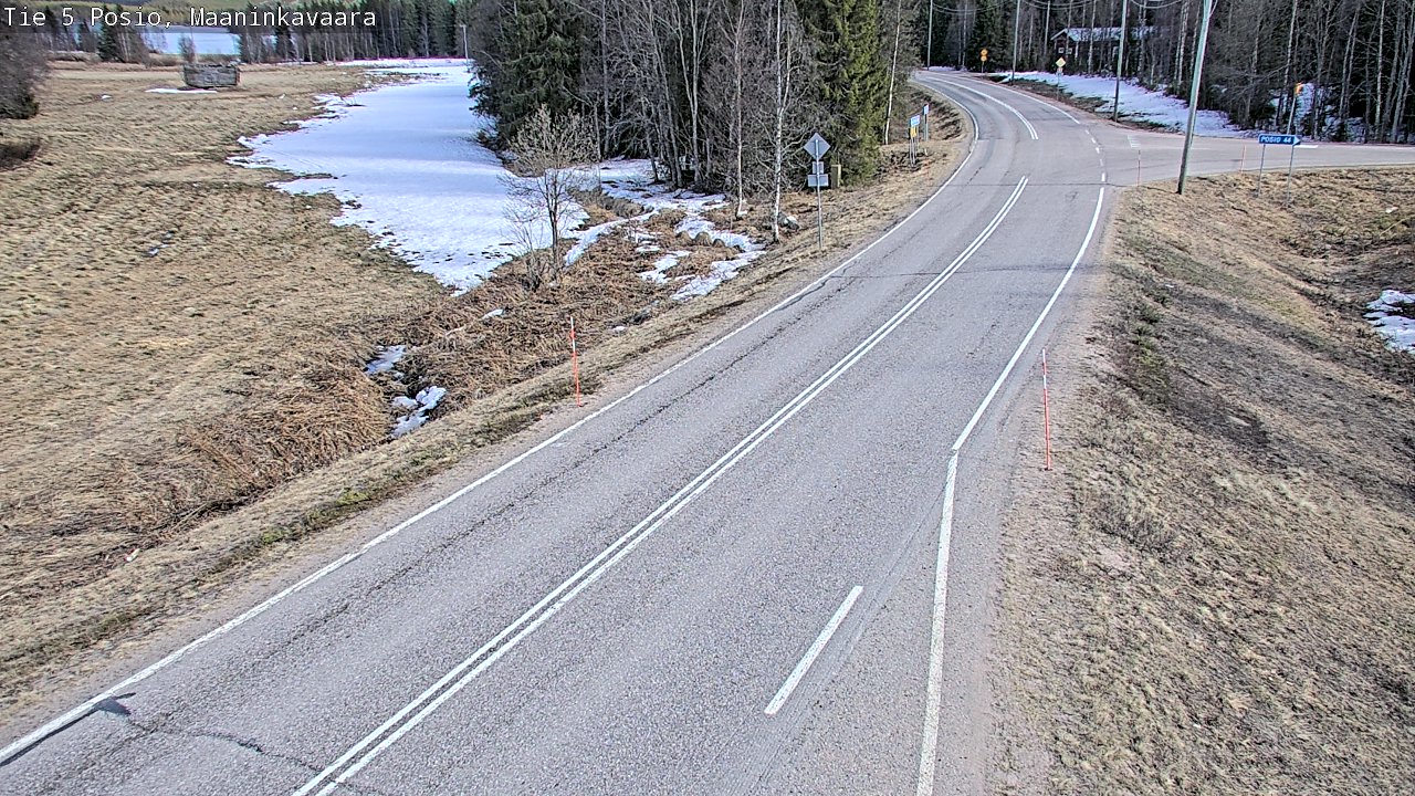 Kelikamerat Kuva Tie 5 Posio, Maaninkavaara, Posio, Lappi