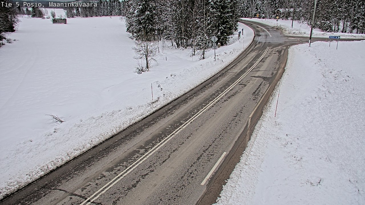 Weather Camera Image Road 5 Posio, Maaninkavaara, Posio, Lappi