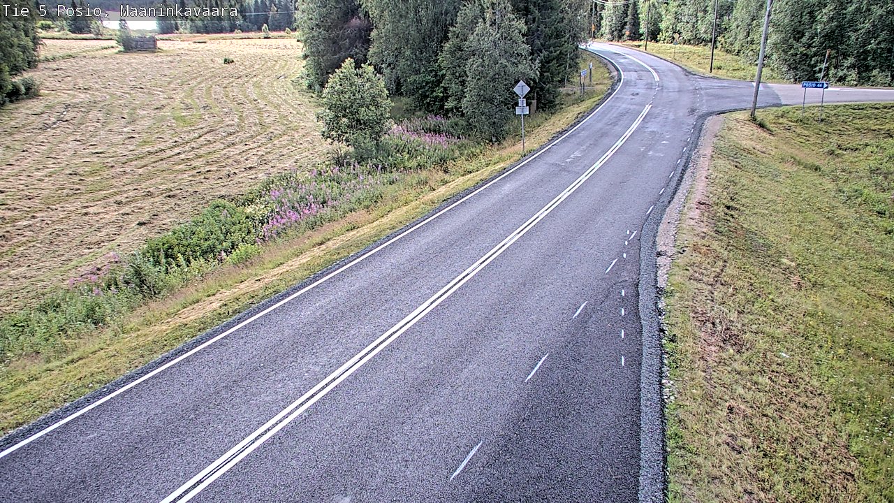 Kelikamerat Kuva Tie 5 Posio, Maaninkavaara, Posio, Lappi