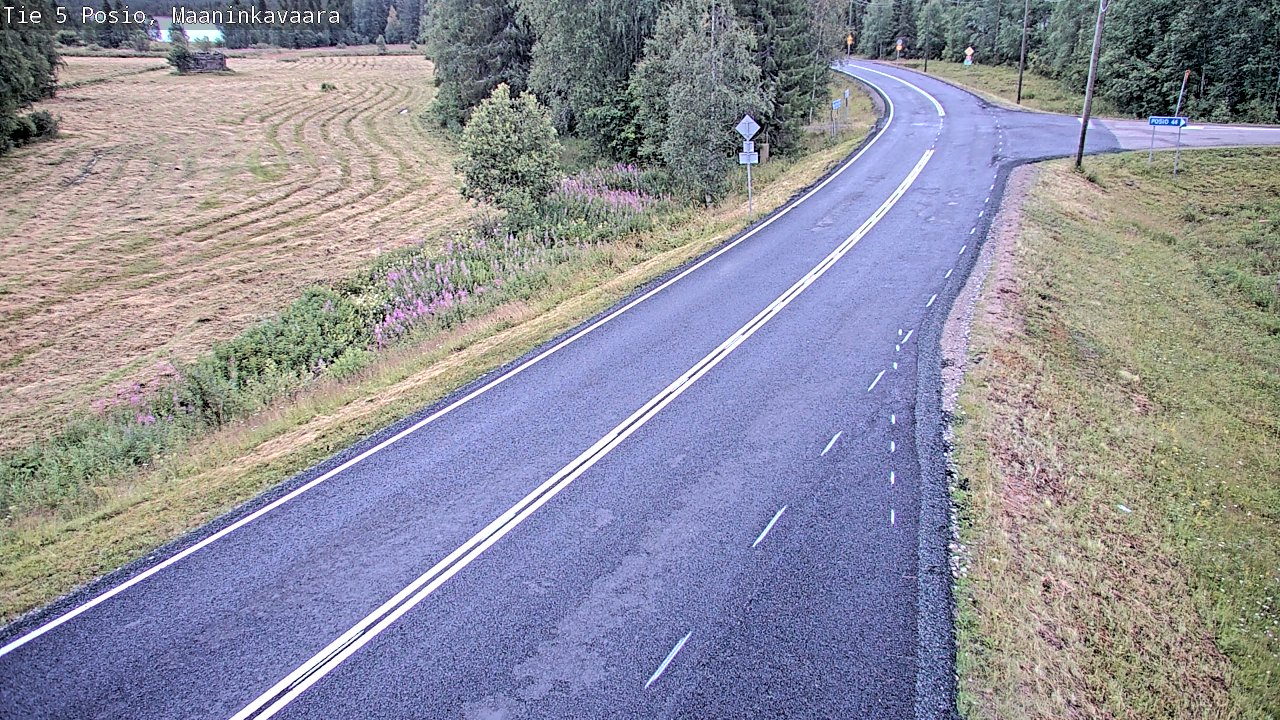 Kelikamerat Kuva Tie 5 Posio, Maaninkavaara, Posio, Lappi