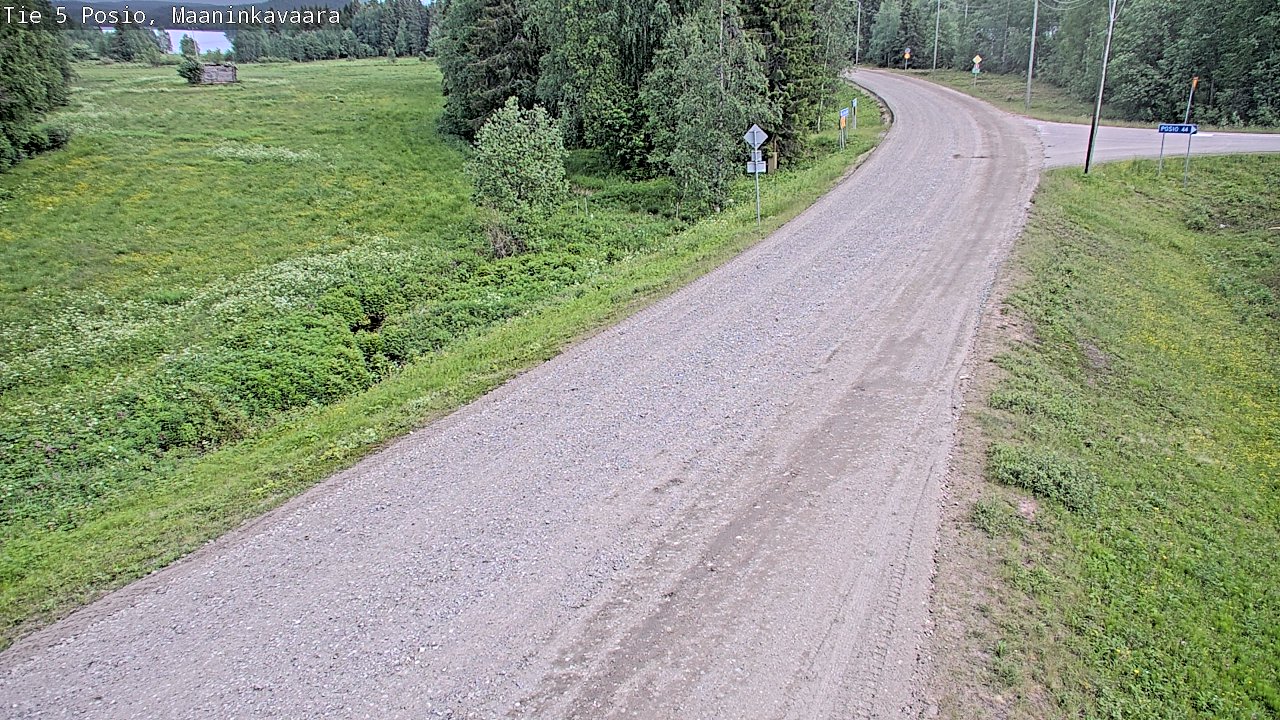 Kelikamerat Kuva Tie 5 Posio, Maaninkavaara, Posio, Lappi