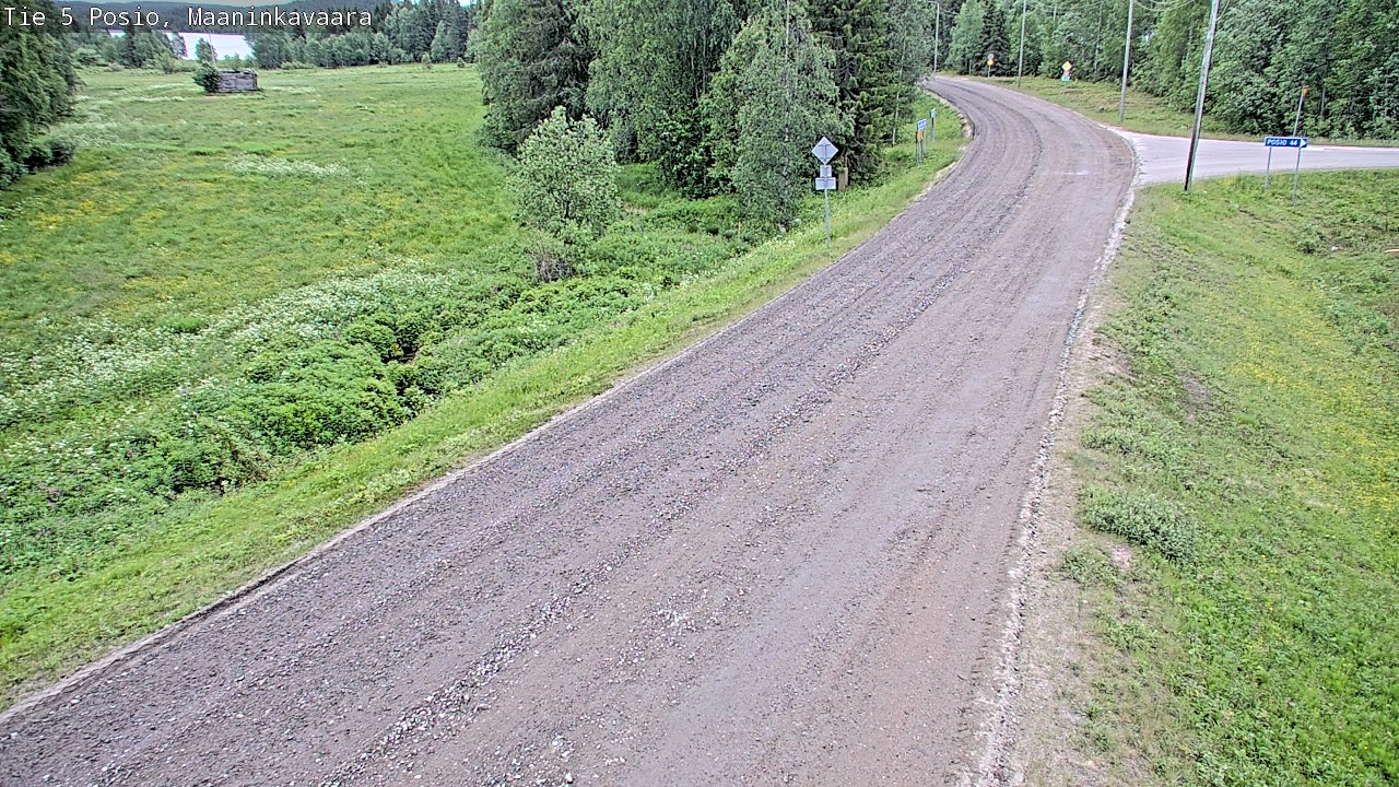 Weather Camera Image Väg 5 Posio, Maaninkavaara, Posio, Lappi