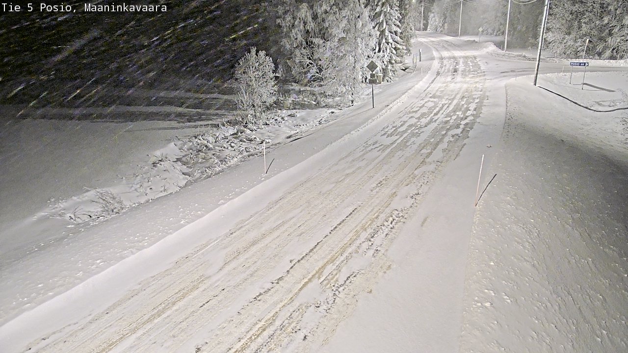 Kelikamerat Kuva Tie 5 Posio, Maaninkavaara, Posio, Lappi