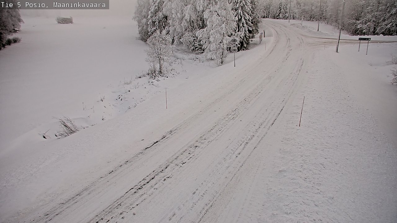 Weather Camera Image Road 5 Posio, Maaninkavaara, Posio, Lappi