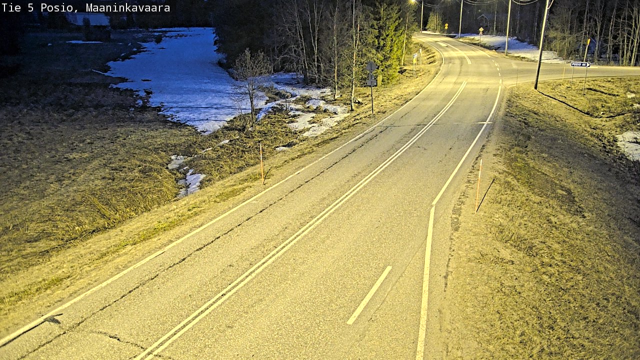 Kelikamerat Kuva Tie 5 Posio, Maaninkavaara, Posio, Lappi