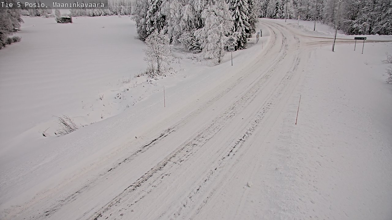 Weather Camera Image Road 5 Posio, Maaninkavaara, Posio, Lappi