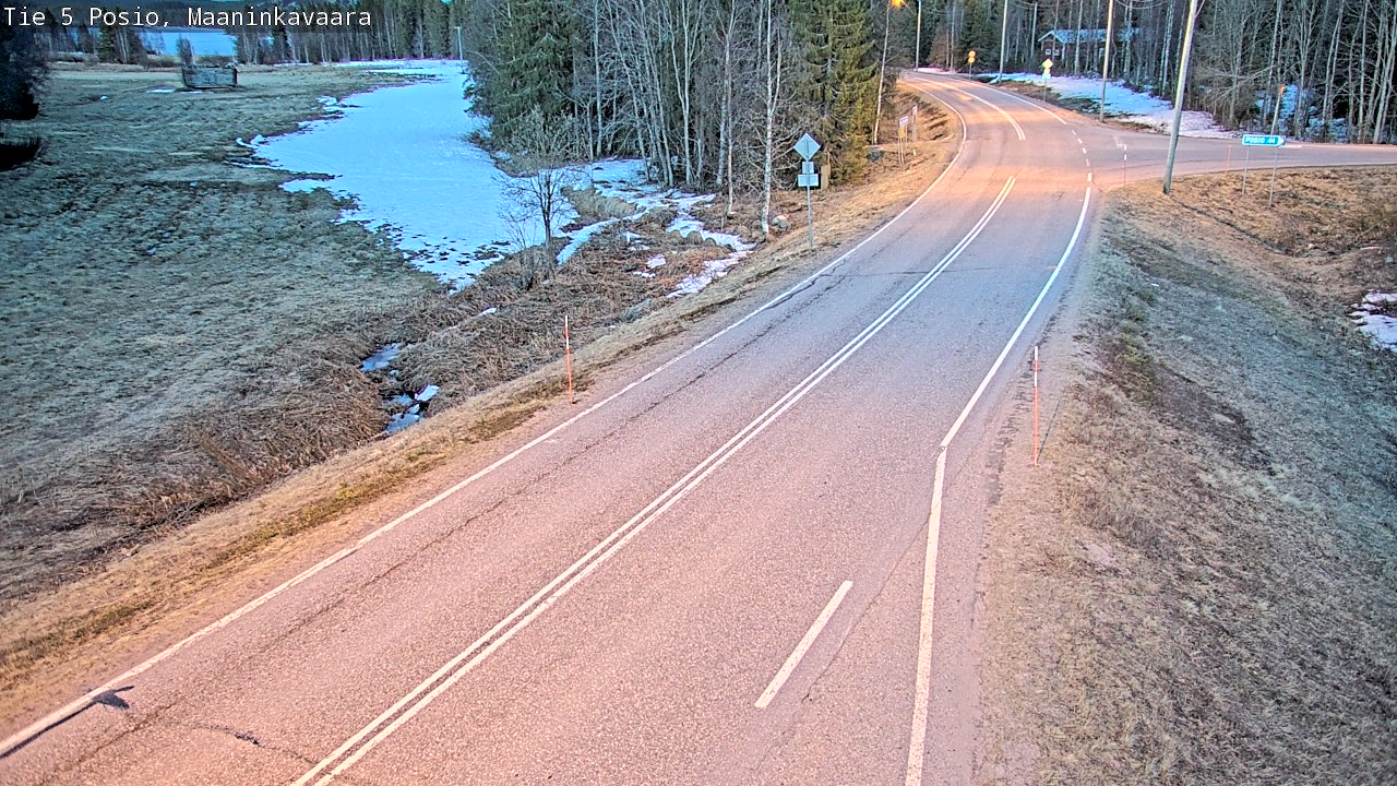 Kelikamerat Kuva Tie 5 Posio, Maaninkavaara, Posio, Lappi