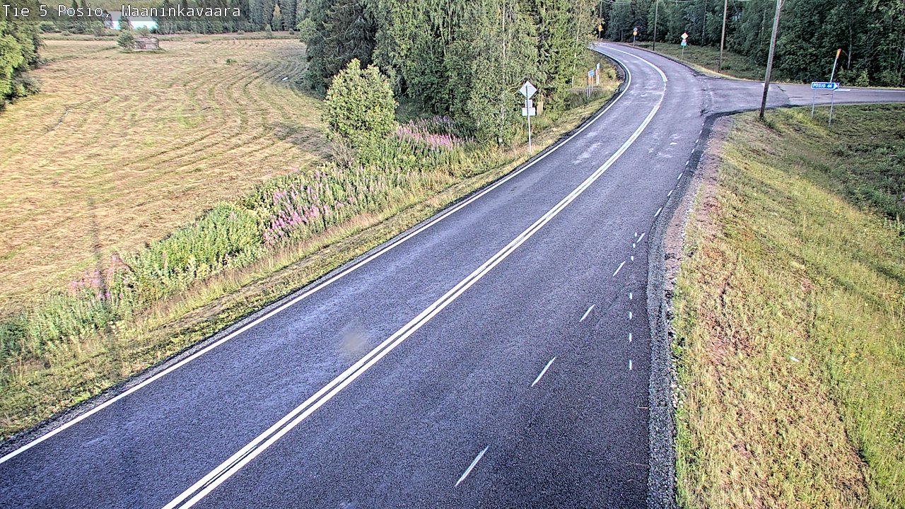 Kelikamerat Kuva Tie 5 Posio, Maaninkavaara, Posio, Lappi