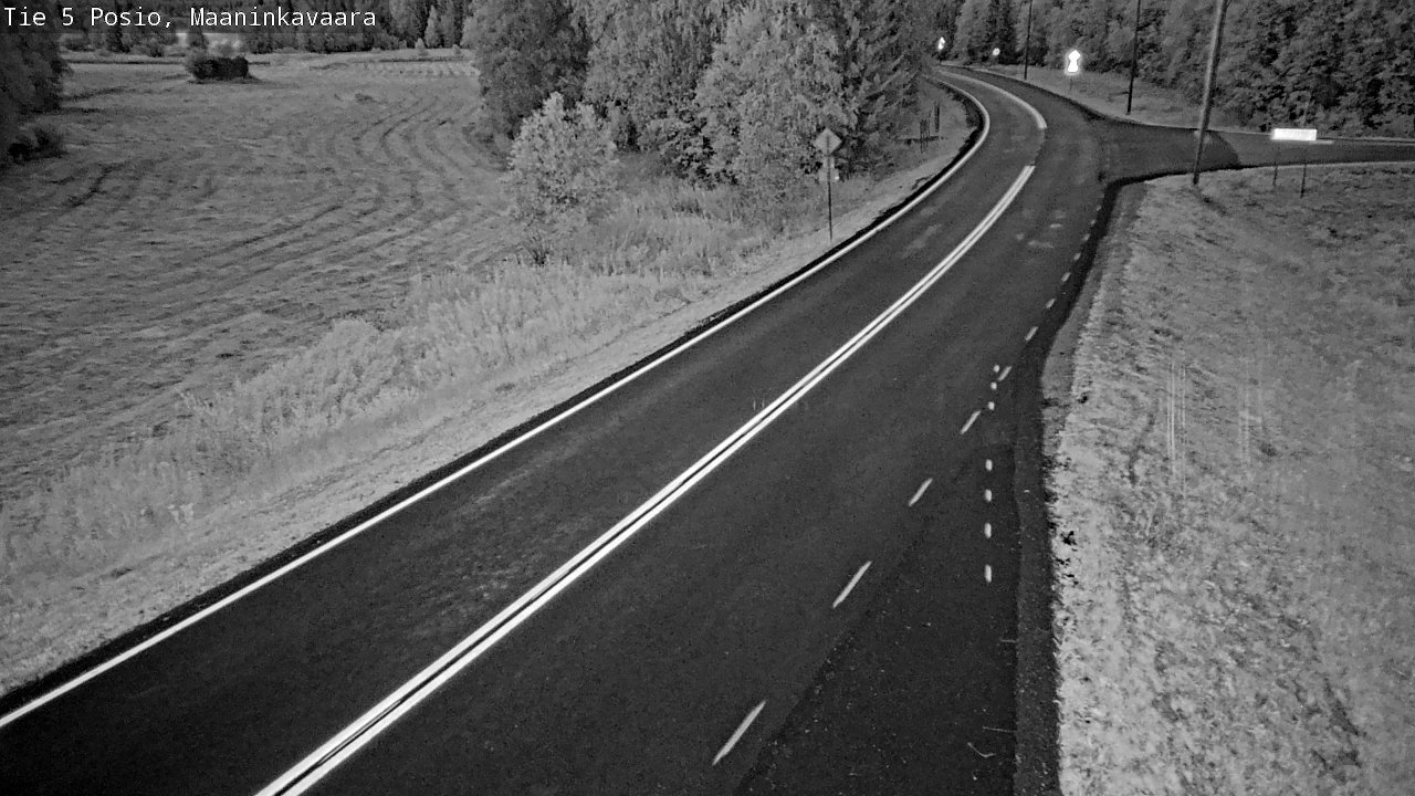Kelikamerat Kuva Tie 5 Posio, Maaninkavaara, Posio, Lappi