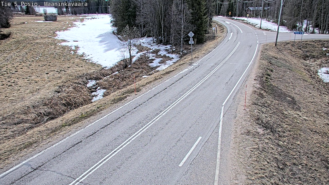 Kelikamerat Kuva Tie 5 Posio, Maaninkavaara, Posio, Lappi
