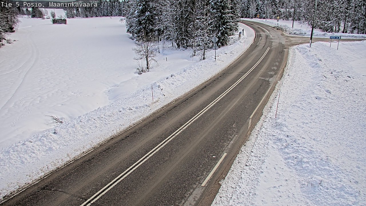 Weather Camera Image Road 5 Posio, Maaninkavaara, Posio, Lappi