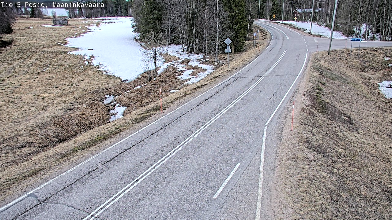 Kelikamerat Kuva Tie 5 Posio, Maaninkavaara, Posio, Lappi