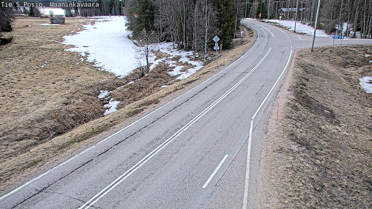 Kelikamerat Kuva Tie 5 Posio, Maaninkavaara, Posio, Lappi