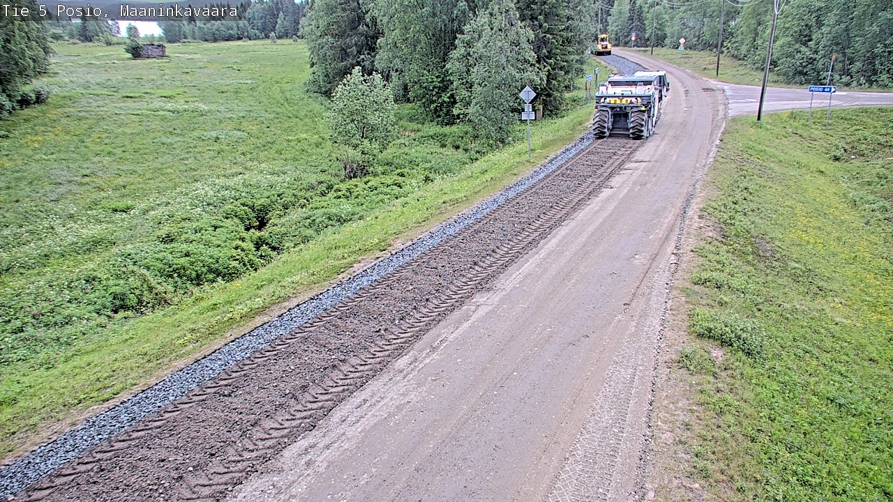Kelikamerat Kuva Tie 5 Posio, Maaninkavaara, Posio, Lappi