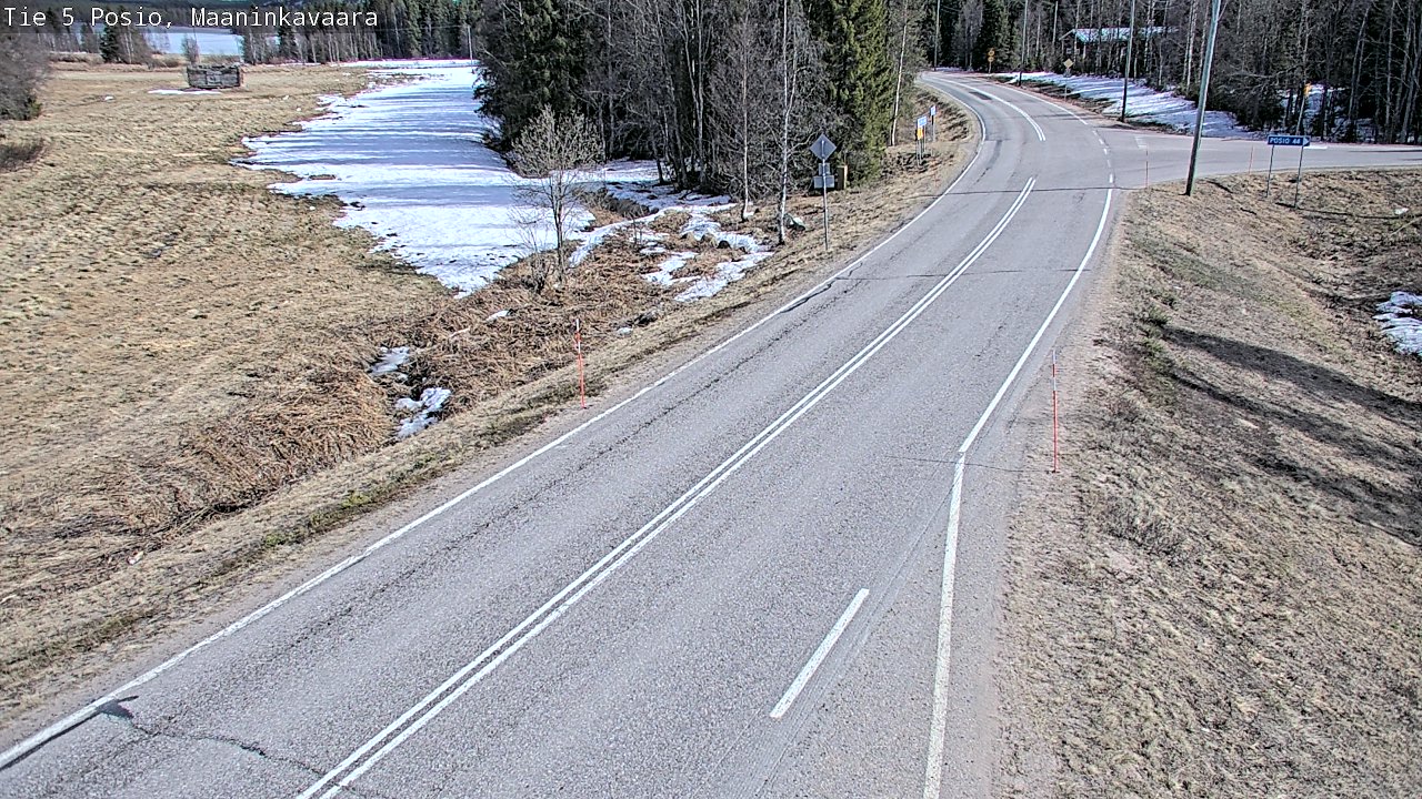 Kelikamerat Kuva Tie 5 Posio, Maaninkavaara, Posio, Lappi