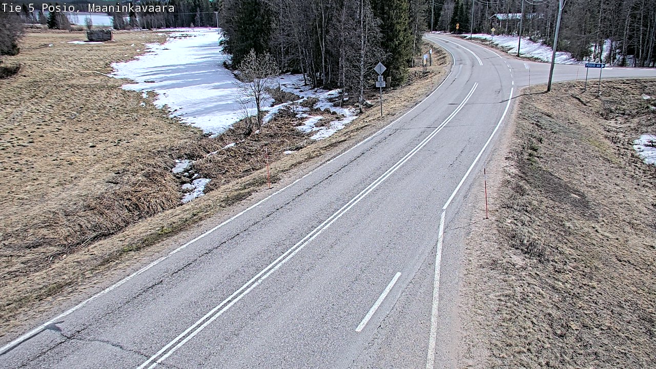 Kelikamerat Kuva Tie 5 Posio, Maaninkavaara, Posio, Lappi
